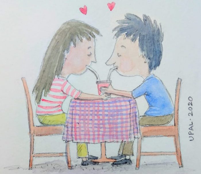 lovers face to face মুখোমুখি প্রেমিক প্রেমিকা