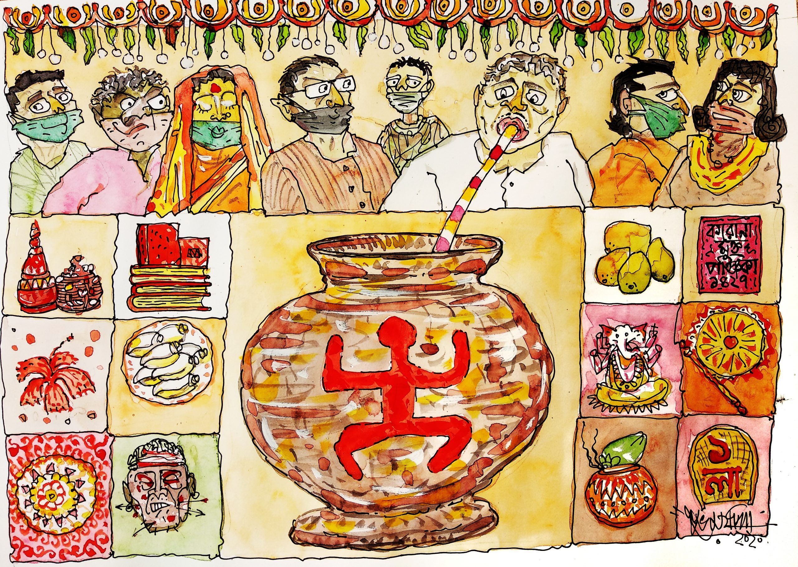 illustration Suvomoy Mitra