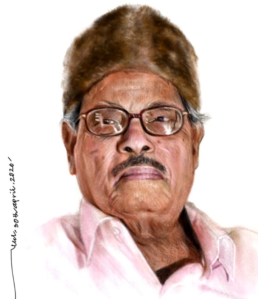 manna dey portrait