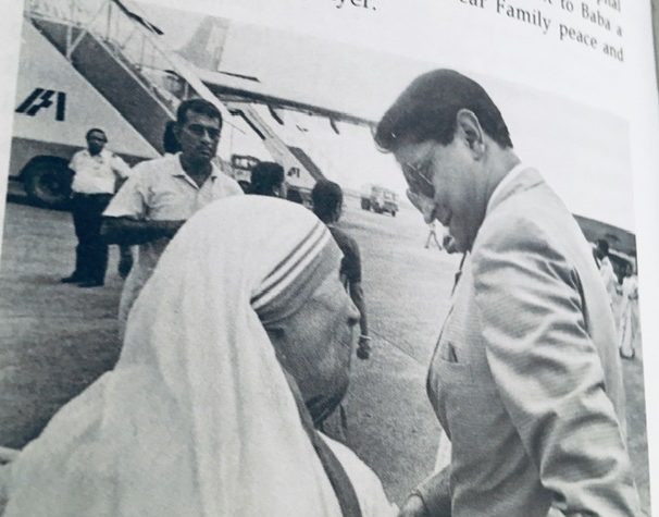 Rathin With Mother Teressa
