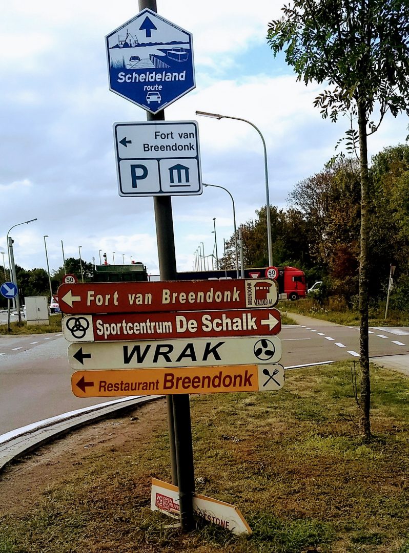 Breendonk Road Sign