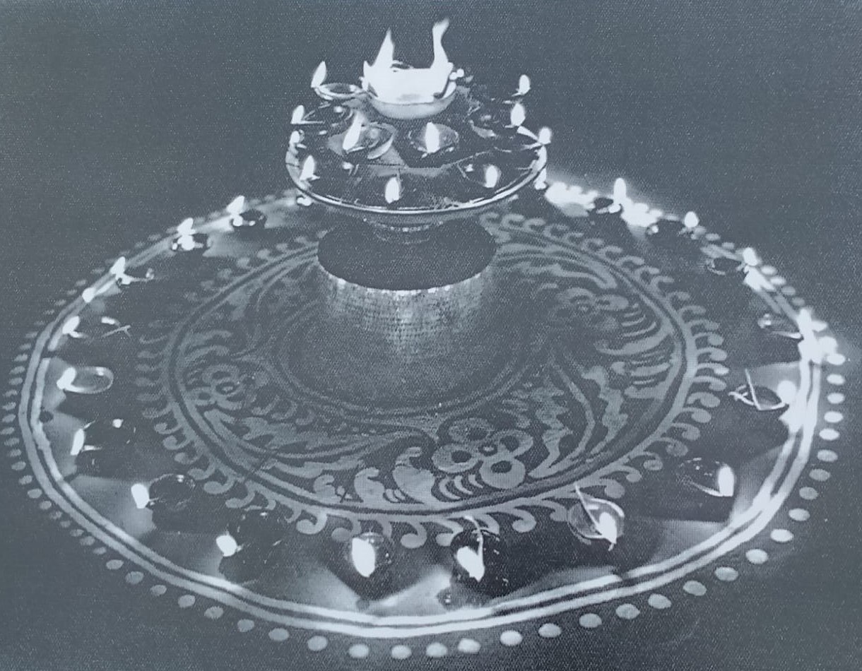 alpana at Santiniketan