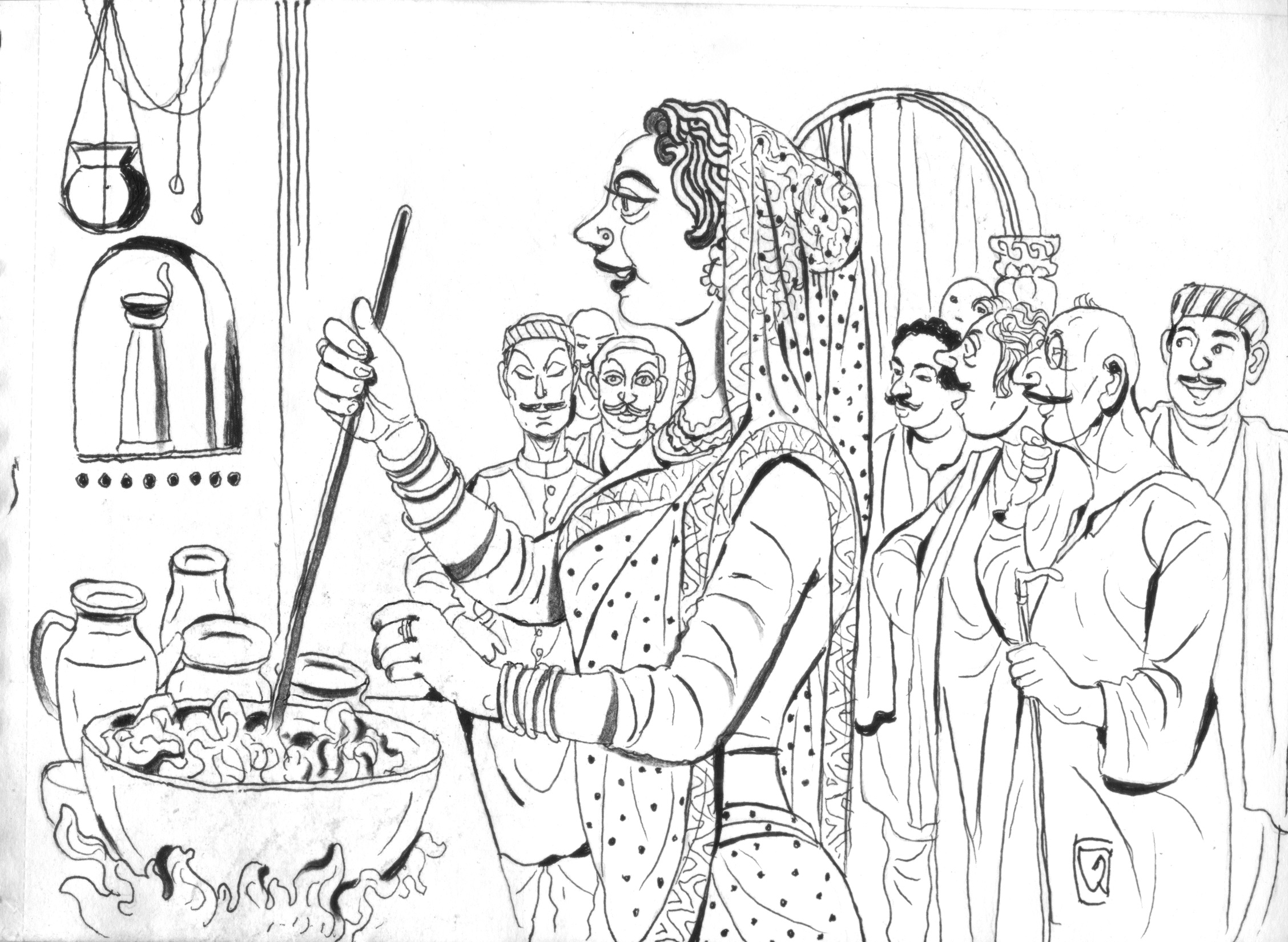 The look of the food platter