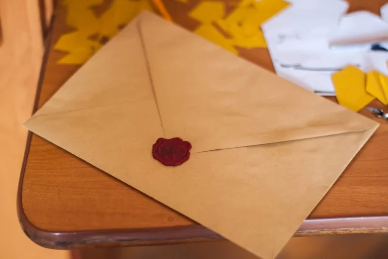 old sealed letter
