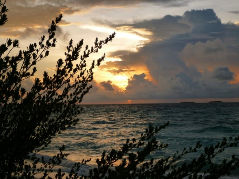 Sunset on sea