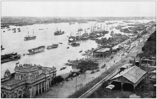 Antique photograph of Calcutta