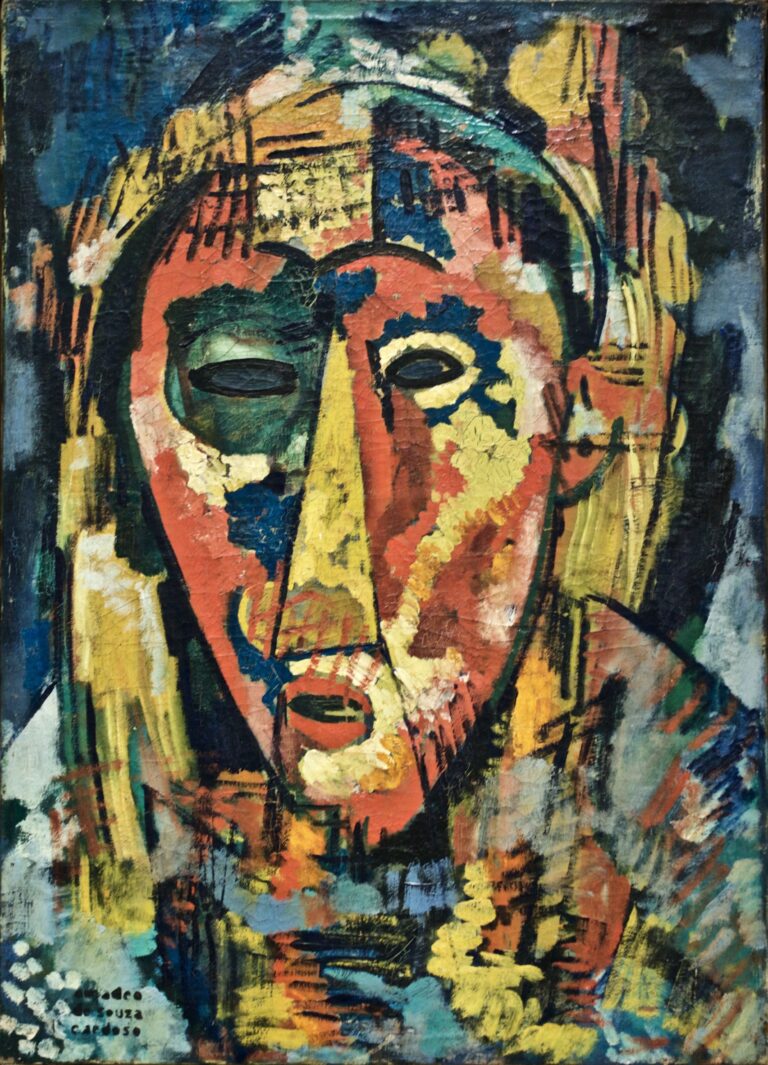 abstract painting on eye