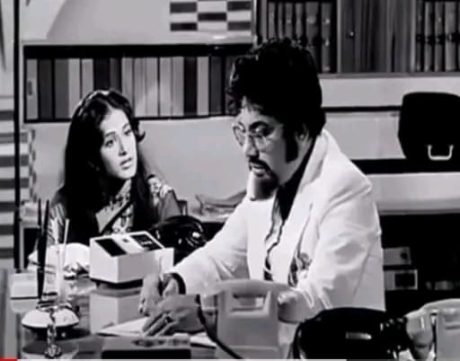 বহ্নিশিখা ছবিতে উত্তমকুমার ও বাংলাদেশের নায়িকা অলিভিয়া