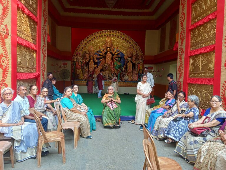 Durga puja for senior citizens with Care Unlimited