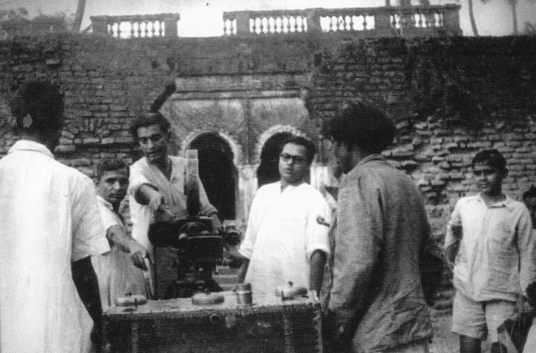 'Pather Panchali' shooting