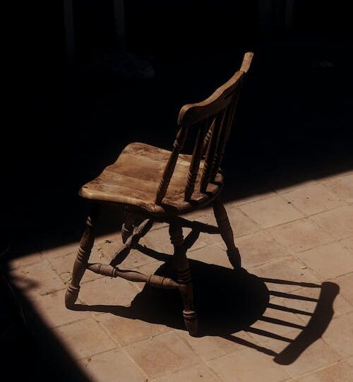 Old broken chair