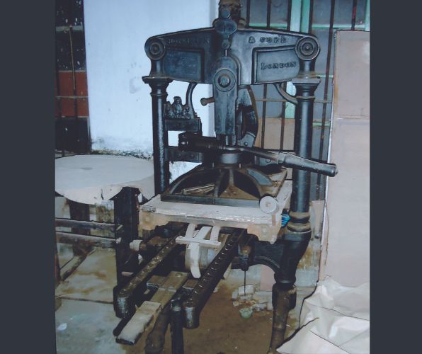 old printing machine