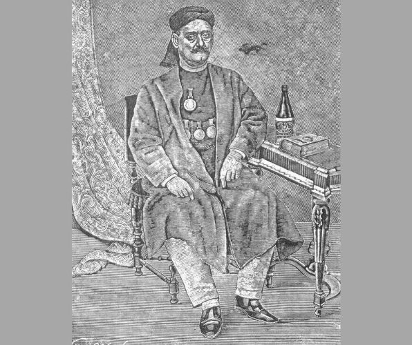portrait of Peary Mohan Bagchi