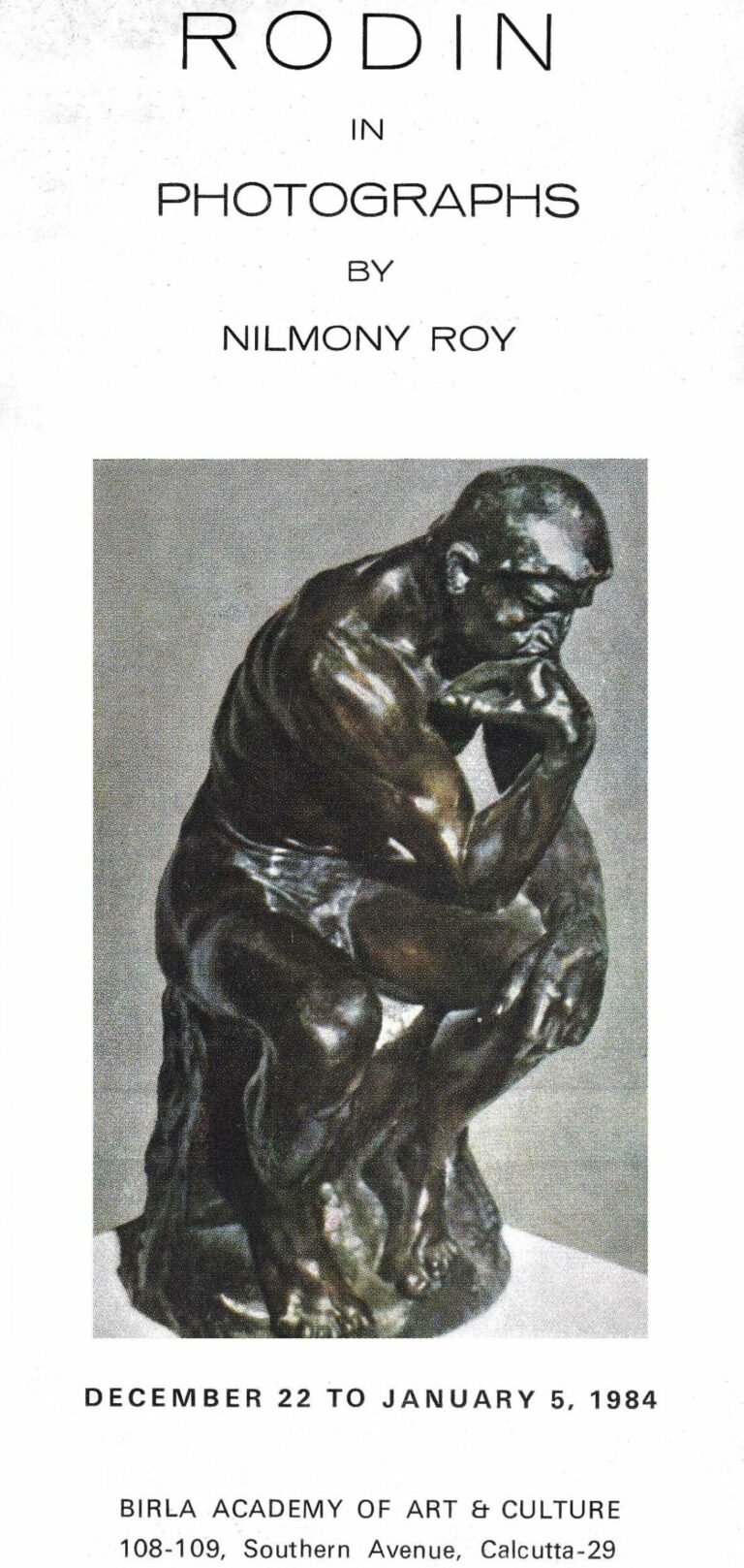 Nilmani Roy's exhibition