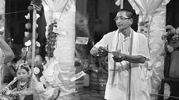 Nabadwip raas festival in Holi photo