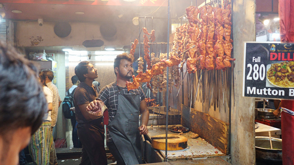 Kabab Stall, Ramadan celebration at Zakaria street