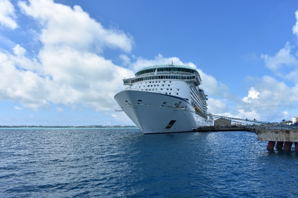 Ship on sea, Barmuda island