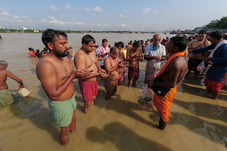 photostory on mahalaya