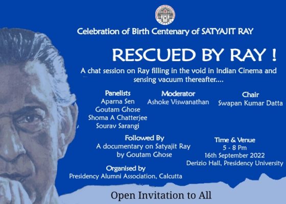 Presidency Alumni Association presents a panel discussion RESCUED BY RAY